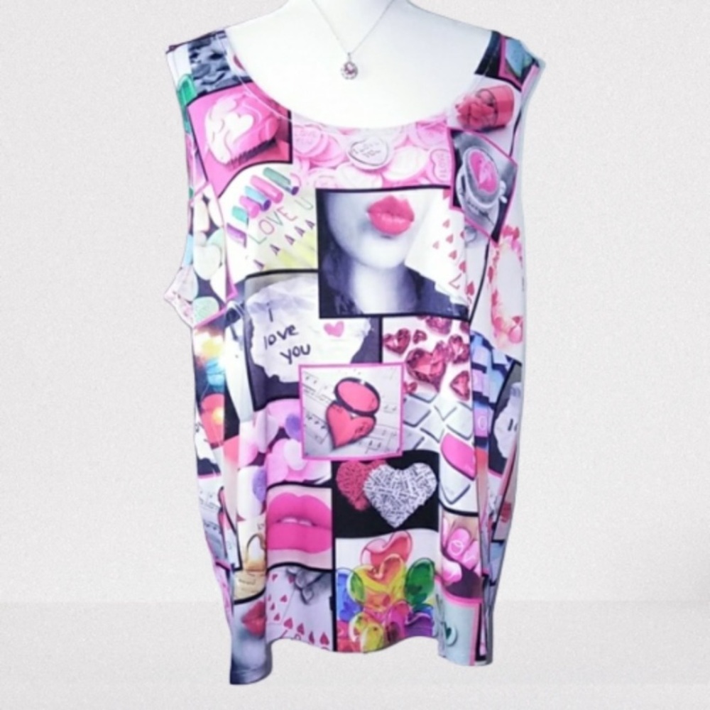 “Love” plus size tank top